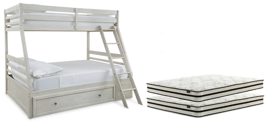 Robbinsdale Twin over Full with Storage and Mattresses