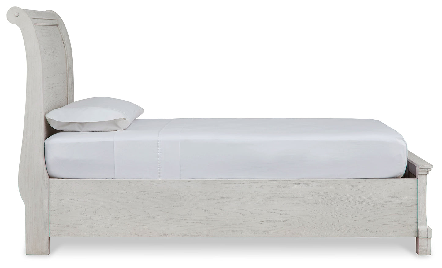 Robbinsdale Twin Sleigh Storage Bed, Dresser and Nightstand