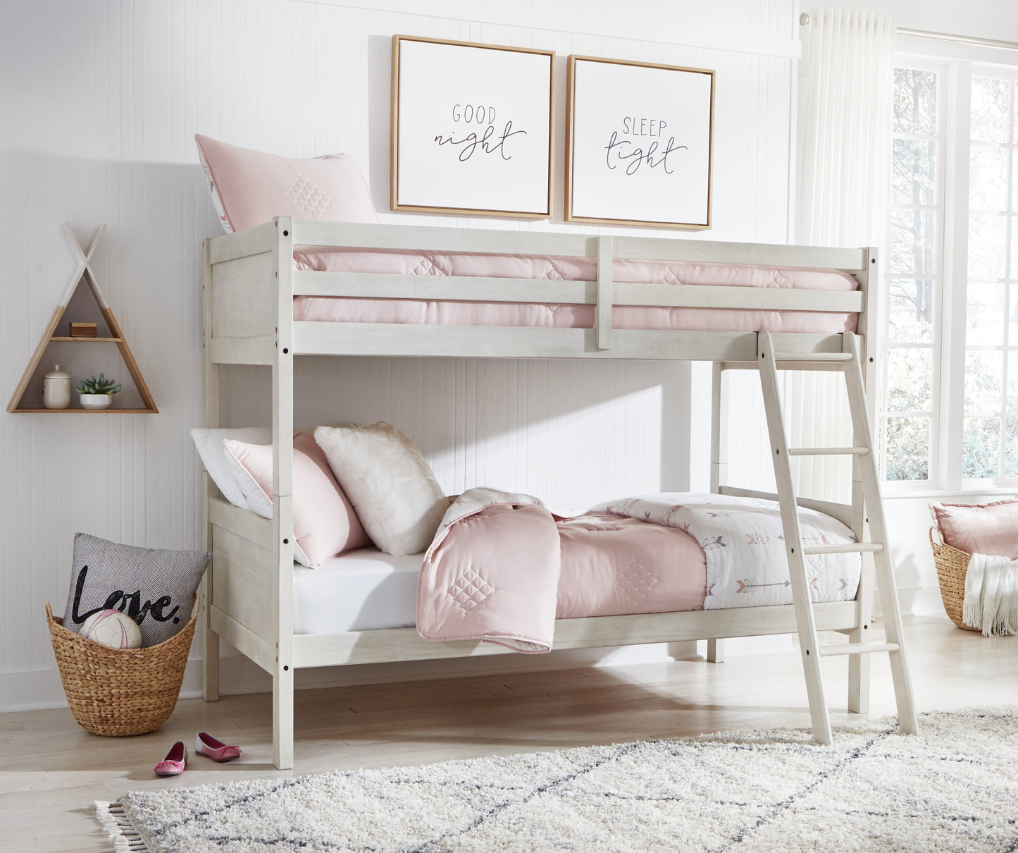 Robbinsdale Twin/Twin Bunk Bed with Ladder