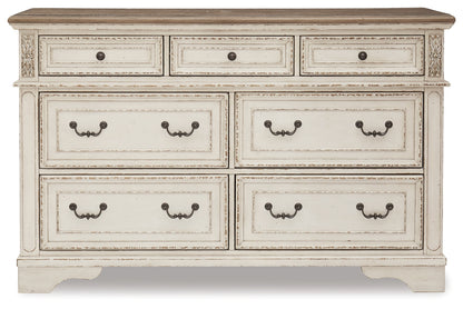 Realyn King Storage Bed, Dresser and Nightstand