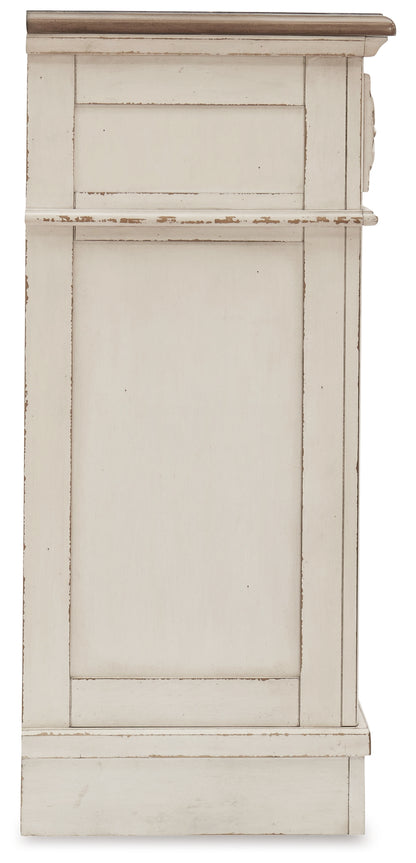 Realyn King Storage Bed, Dresser and Nightstand