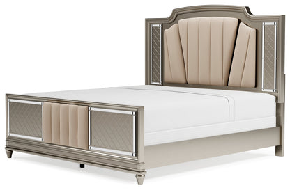 Chevanna King Upholstered Panel Bed