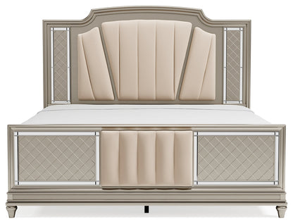 Chevanna King Upholstered Panel Bed