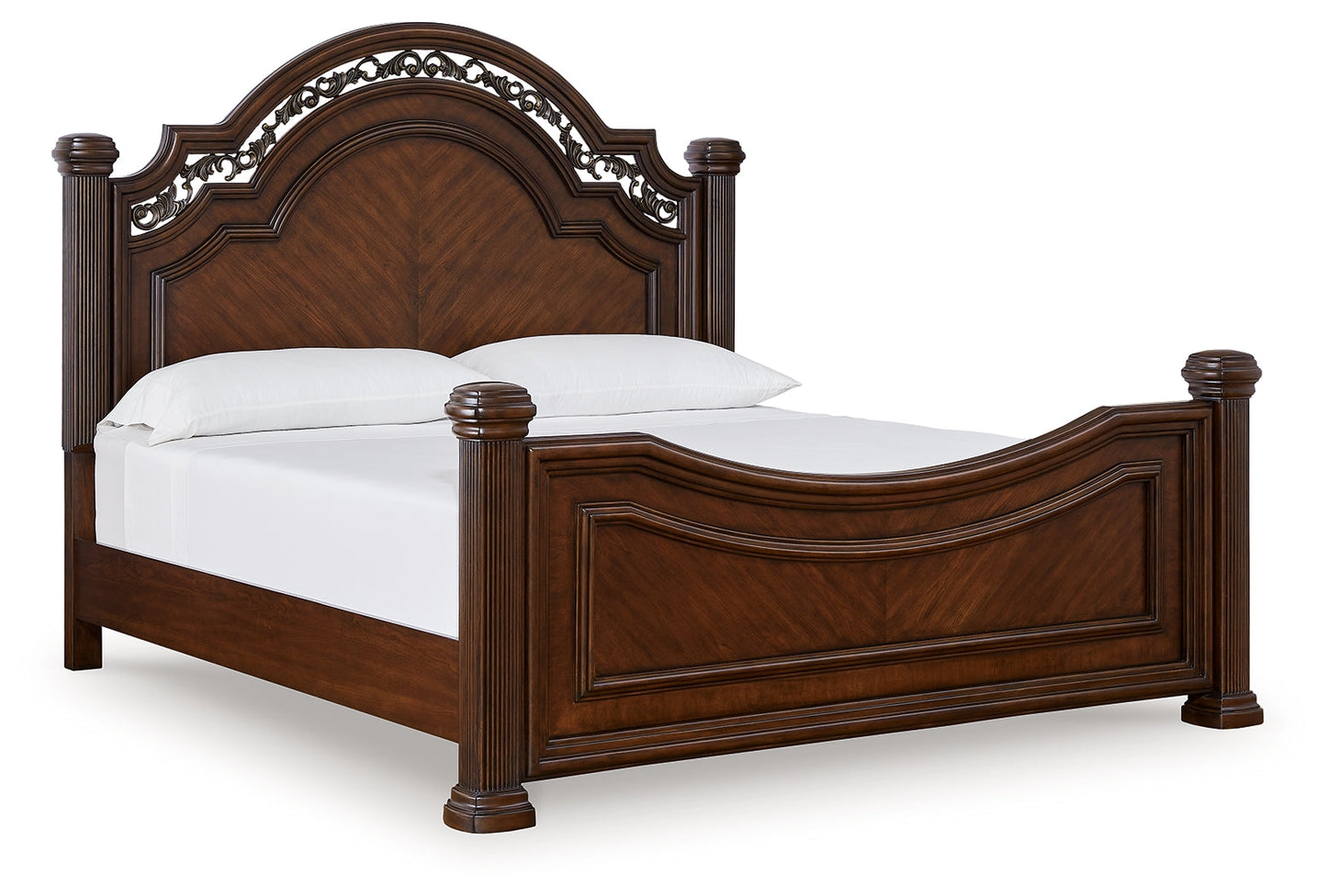 Lavinton King Poster Bed, Dresser, Mirror, Chest and 2 Nightstands