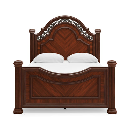 Lavinton Queen Poster Bed, Dresser, Mirror, Chest and Nightstand