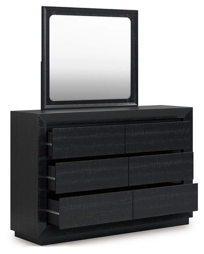 Londer Queen Panel Bed, Dresser and Mirror
