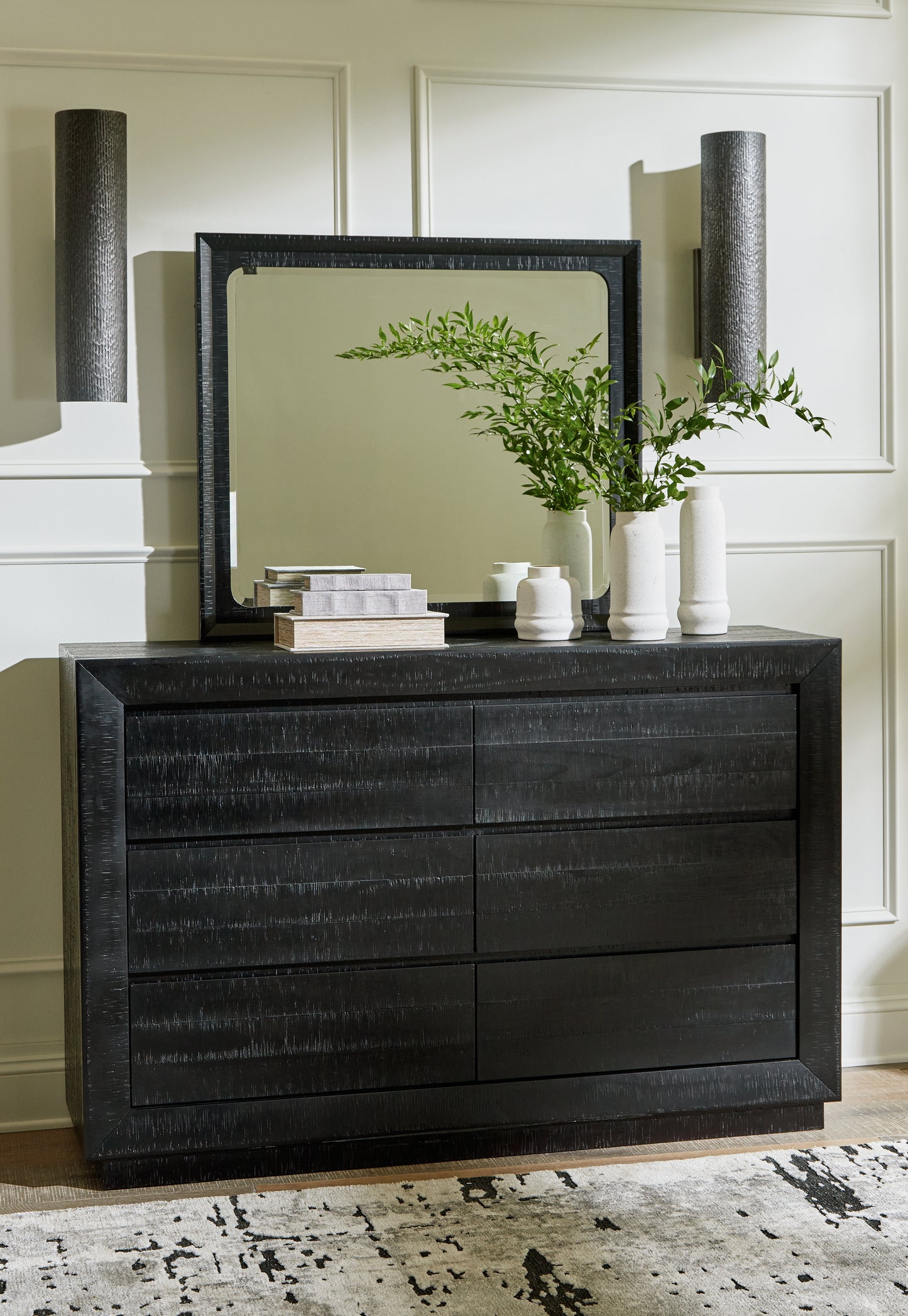 Londer Queen Panel Bed, Dresser and Mirror