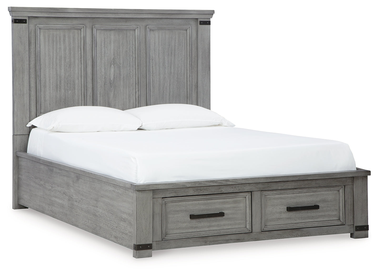 Russelyn Queen Panel Storage Bed, Dresser, Mirror, Chest and 2 Nightstands