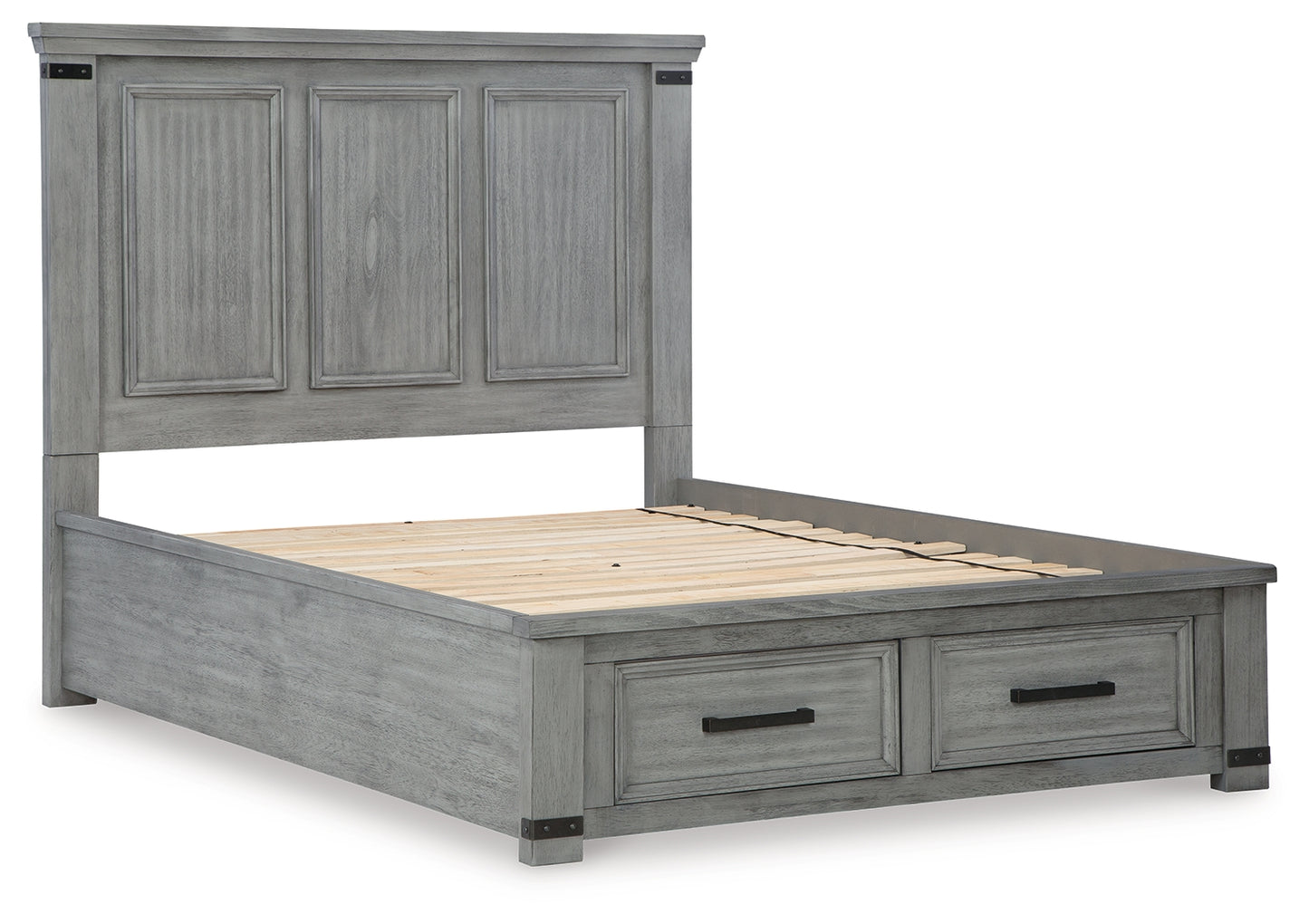 Russelyn Queen Panel Storage Bed, Dresser, Mirror, Chest and 2 Nightstands