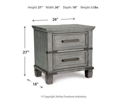 Russelyn California King Panel Bed, Dresser, Mirror, Chest and 2 Nightstands