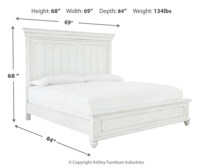 Kanwyn Queen Panel Bed, Dresser, Mirror and 2 Nightstands