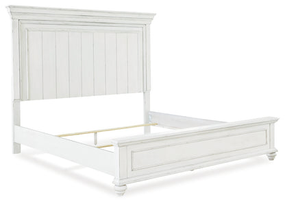 Kanwyn King Panel Bed, Dresser, Mirror and 2 Nightstands