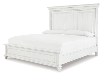 Kanwyn King Panel Bed, Dresser and Mirror