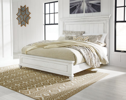 Kanwyn Queen Panel Bed, Dresser, Mirror and Nightstand