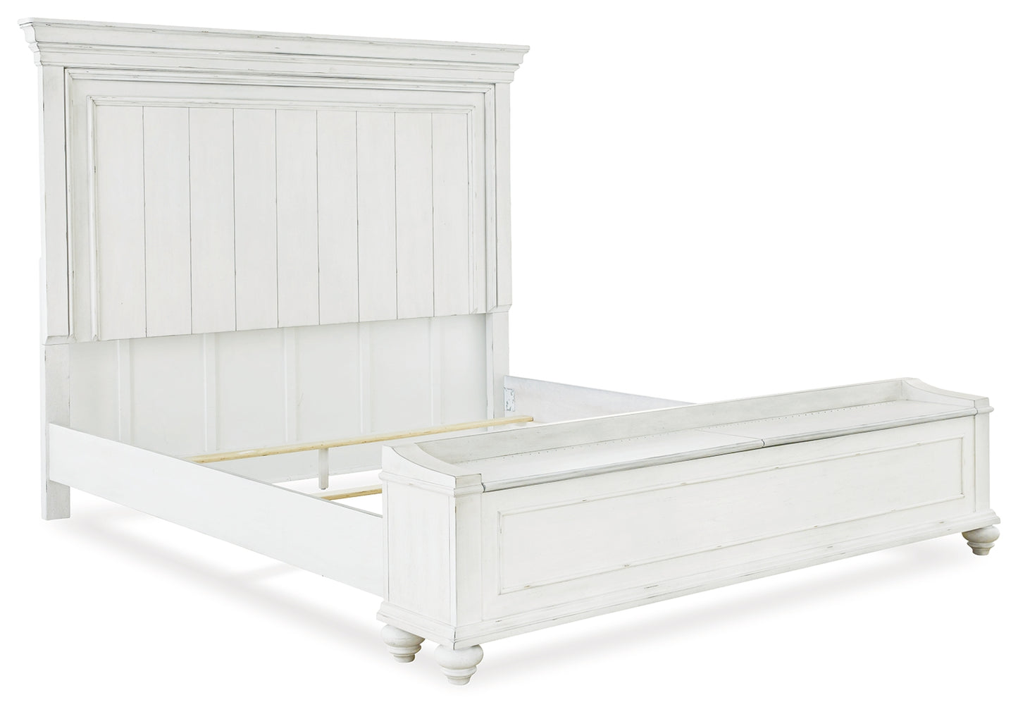 Kanwyn Queen Panel Storage Bed, Dresser, Mirror and Nightstand