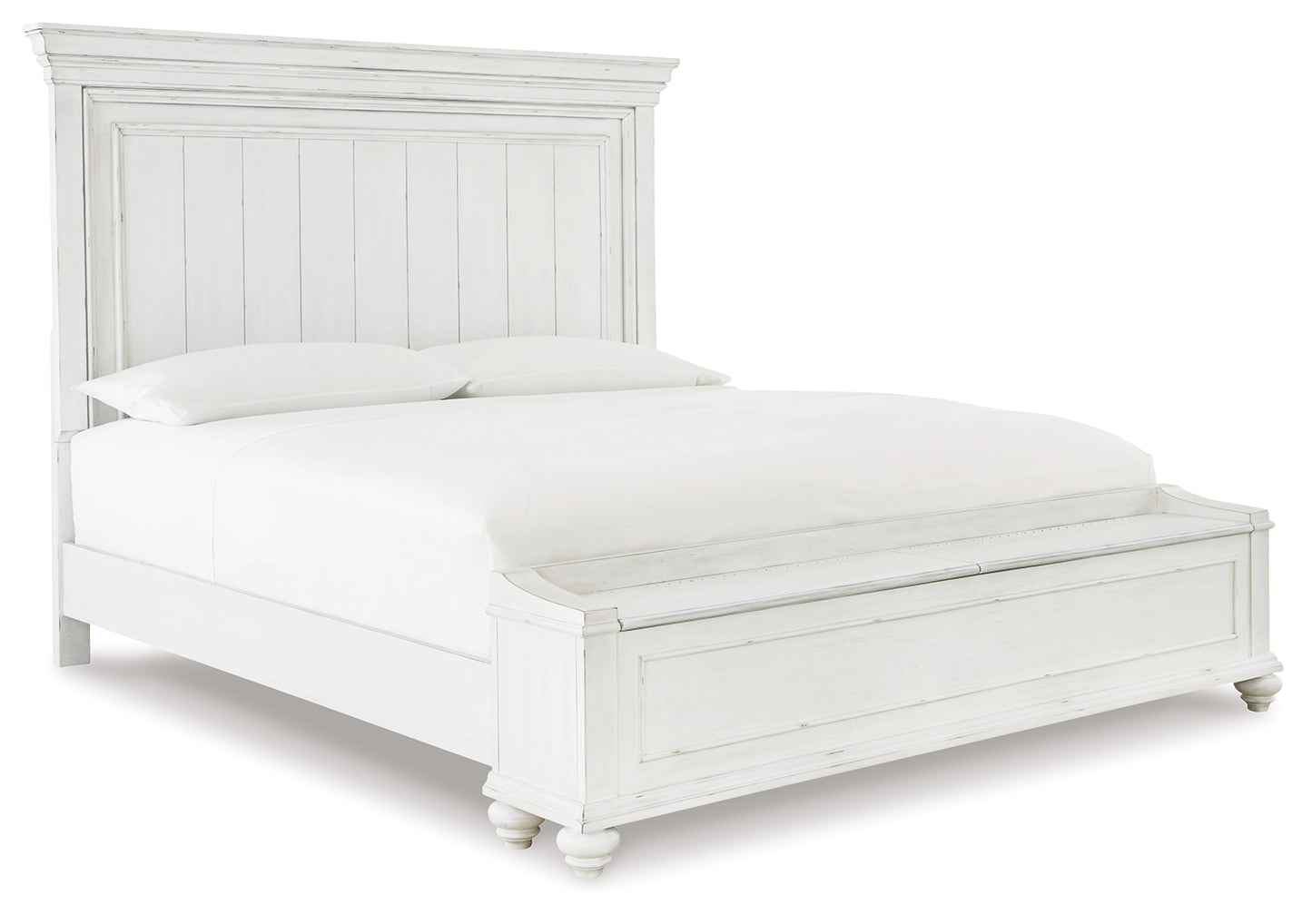 Kanwyn Queen Panel Storage Bed, Dresser, Mirror and Nightstand