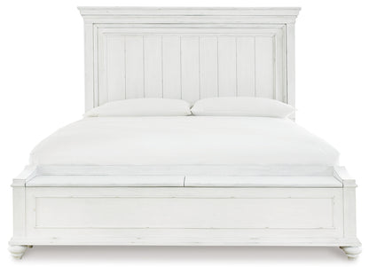 Kanwyn King Panel Storage Bed, Chest and Nightstand