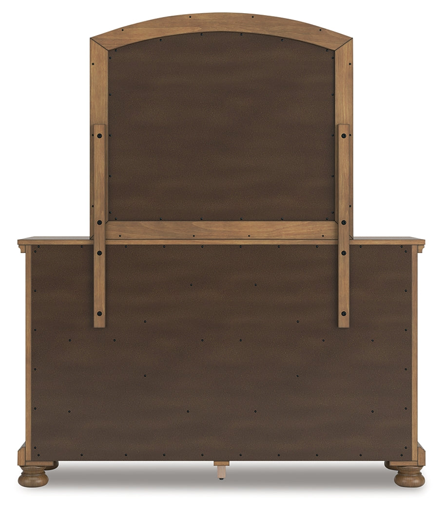 Feddinger King Panel Storage Bed, Dresser, Mirror, Chest and Nightstand
