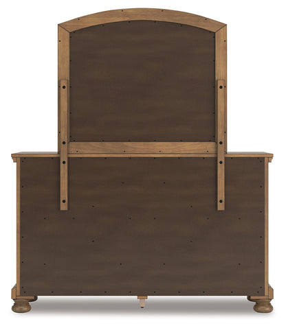 Feddinger King Panel Storage Bed, Dresser, Mirror, Chest and Nightstand