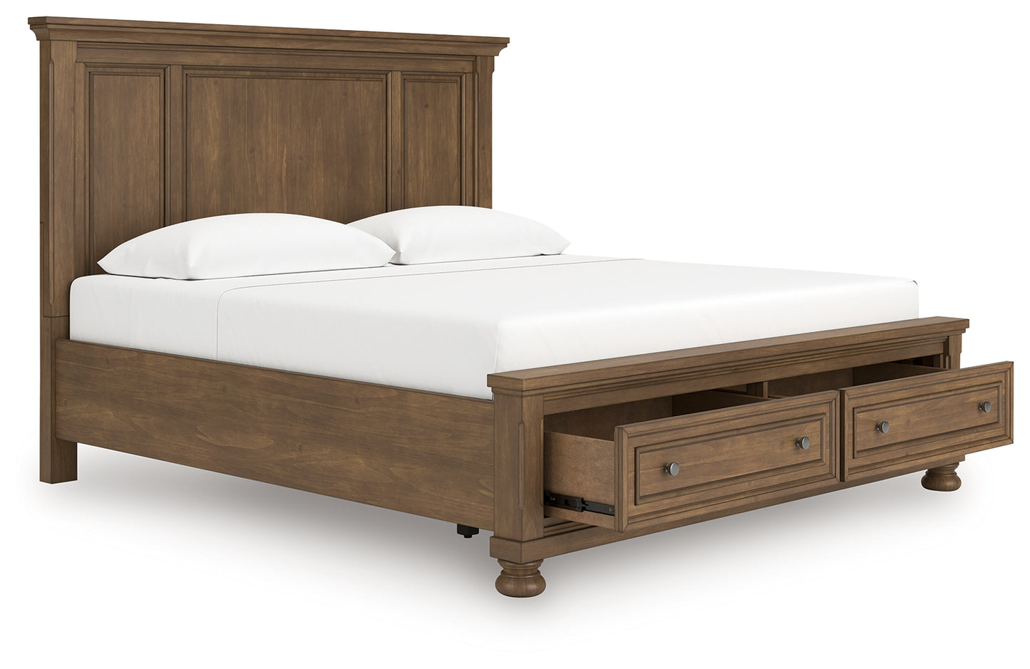 Feddinger King Panel Storage Bed, Dresser, Mirror, Chest and Nightstand