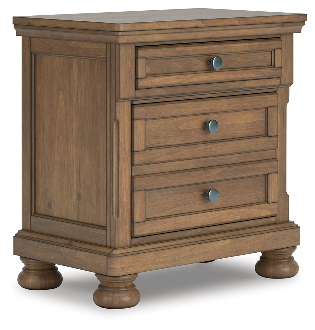 Feddinger King Panel Storage Bed, Dresser, Mirror, Chest and Nightstand