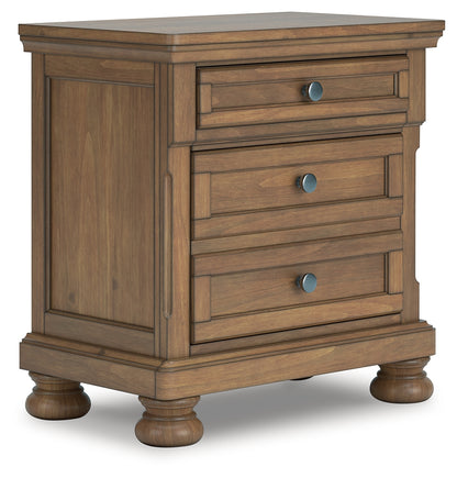 Feddinger King Panel Storage Bed, Dresser, Mirror, Chest and Nightstand