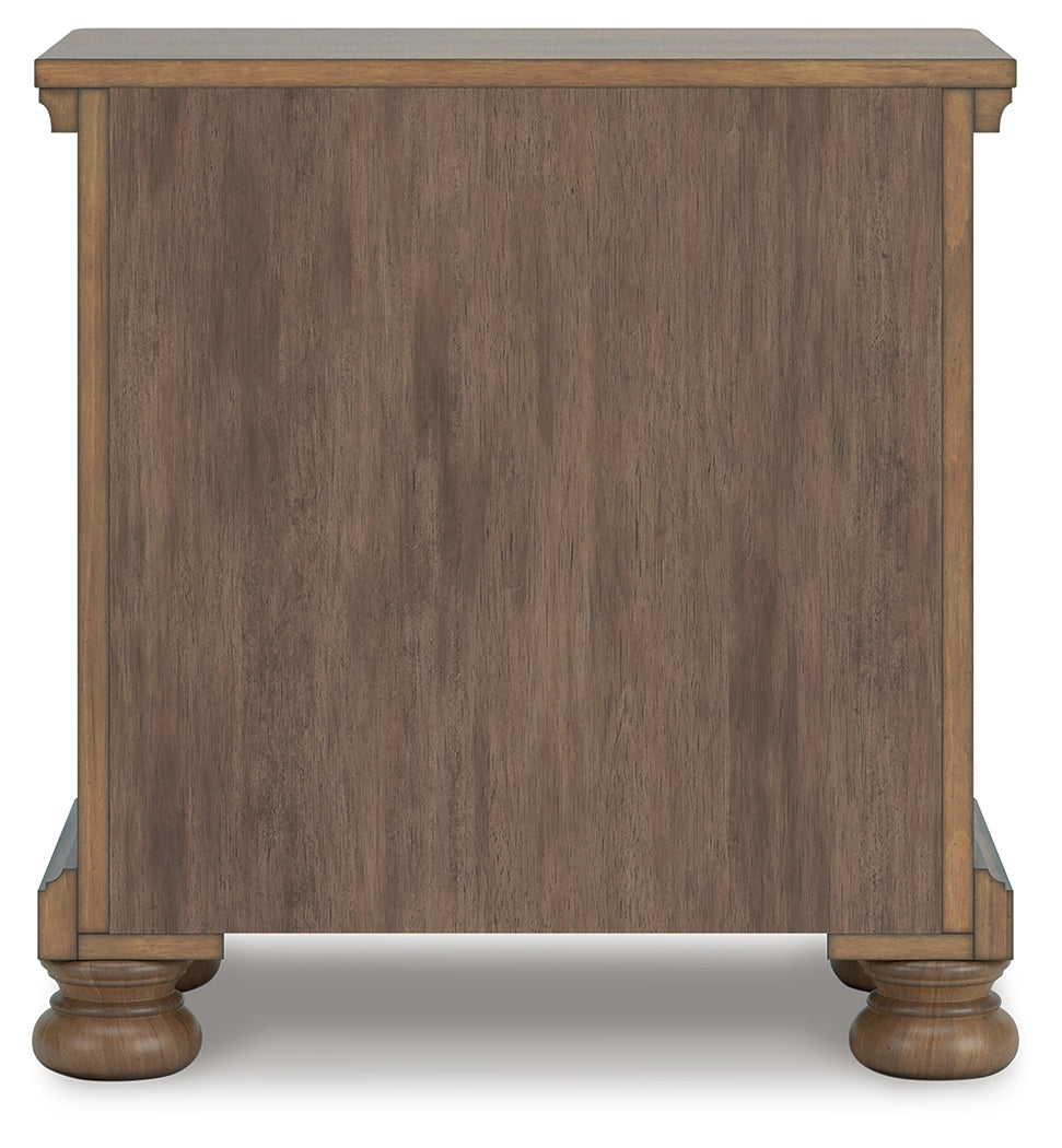 Feddinger King Panel Storage Bed, Dresser, Mirror, Chest and Nightstand