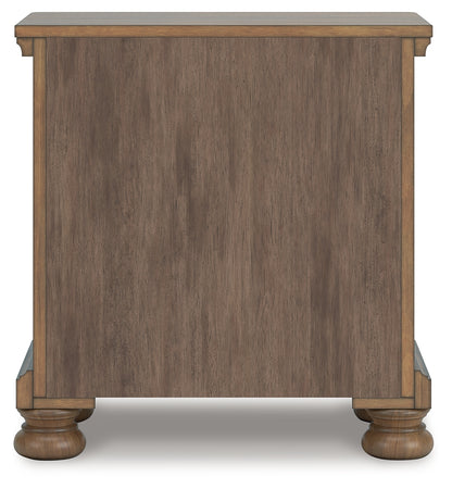Feddinger King Panel Storage Bed, Dresser, Mirror, Chest and Nightstand