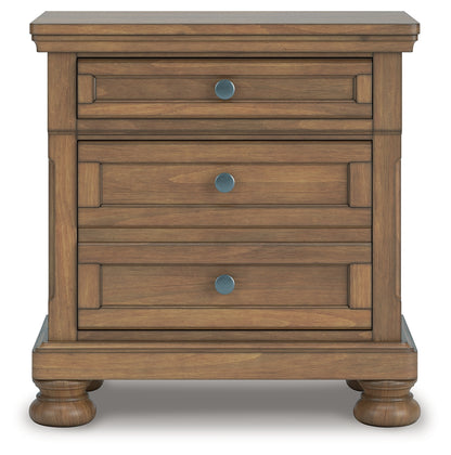 Feddinger King Panel Storage Bed, Dresser, Mirror, Chest and Nightstand