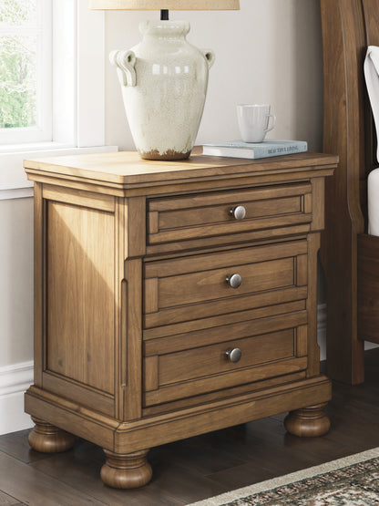Feddinger King Panel Storage Bed, Dresser, Mirror, Chest and Nightstand