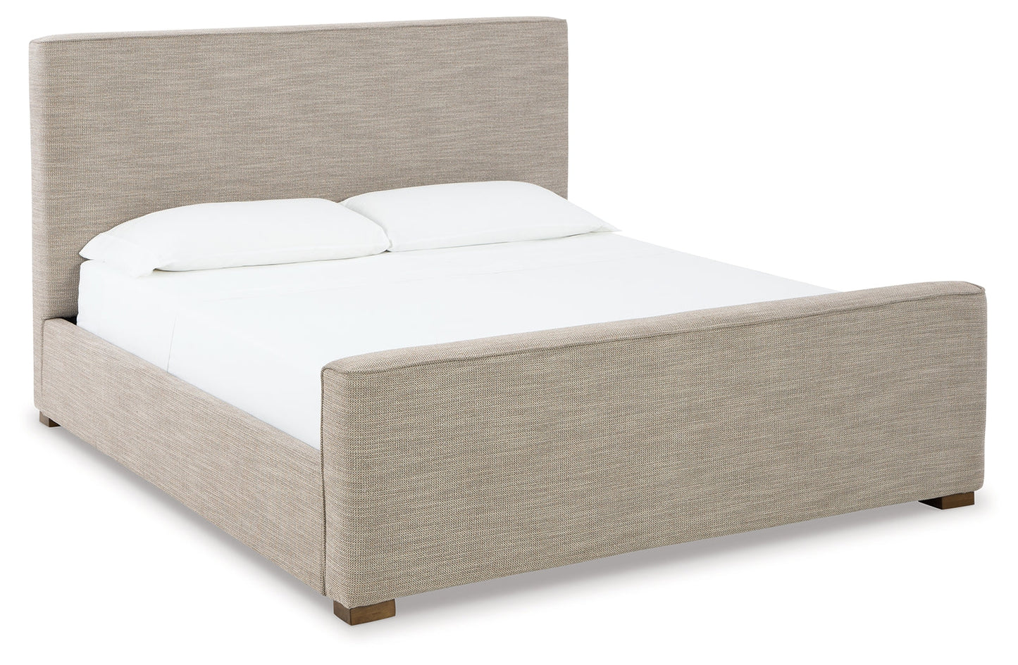 Dakmore California King Upholstered Bed, Dresser and Mirror