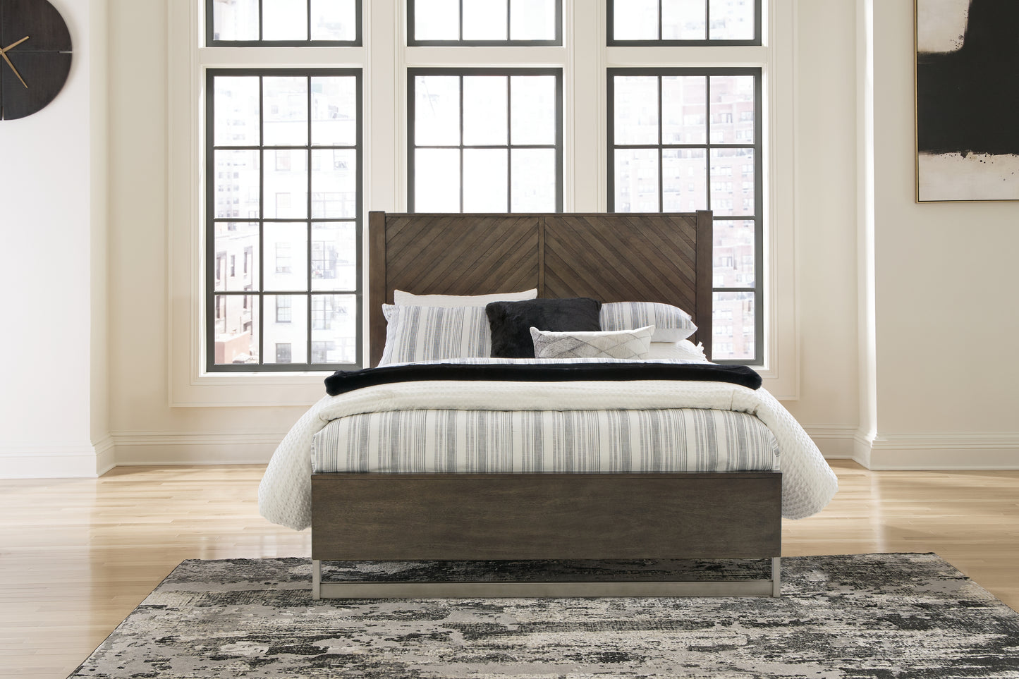 Arkenton Queen Panel Bed, Dresser and Mirror