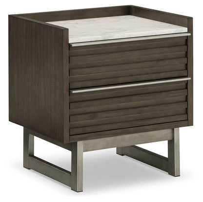 Arkenton King Panel Bed, Dresser, Mirror, Chest and 2 Nightstands