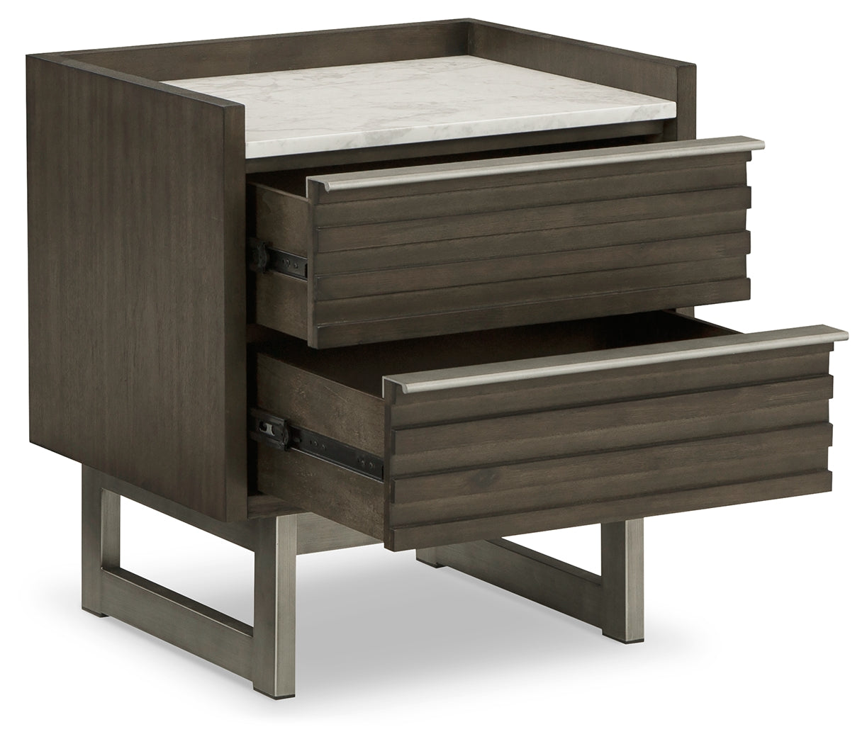 Arkenton King Panel Bed, Dresser, Mirror, Chest and 2 Nightstands