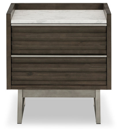 Arkenton King Panel Bed, Dresser, Mirror, Chest and 2 Nightstands
