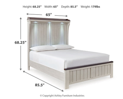Darborn Queen Panel Bed, Dresser and Mirror