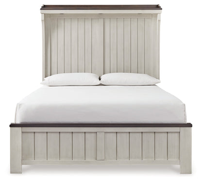 Darborn Queen Panel Bed, Dresser and Mirror