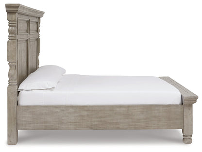 Harrastone Queen Panel Bed, Dresser and Mirror