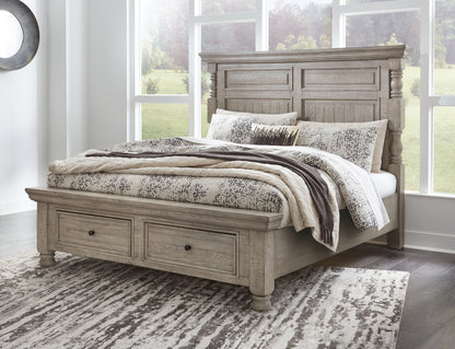 Harrastone King Panel Bed