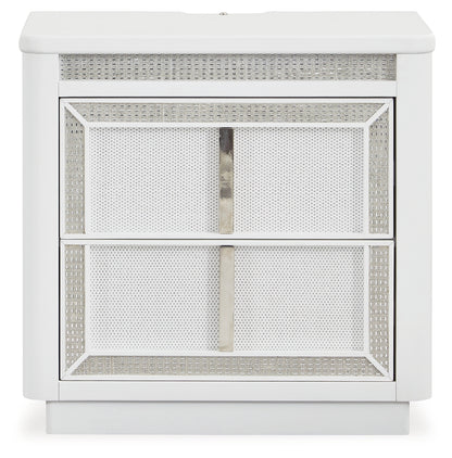 Chalanna Queen Panel Storage Bed and Nightstand