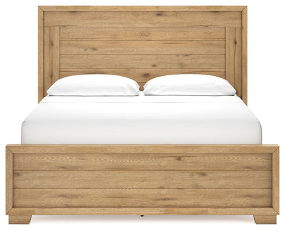 Galliden California King Panel Bed, Dresser and Mirror