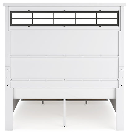 Ashbryn Queen Panel Storage Bed, Dresser, Mirror and 2 Nightstands