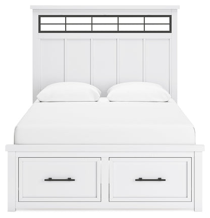 Ashbryn Queen Panel Storage Bed