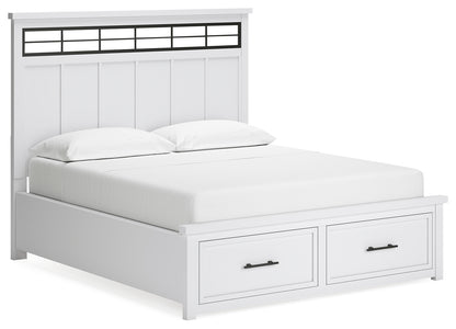 Ashbryn California King Panel Storage Bed