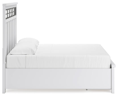 Ashbryn King Panel Bed, Dresser, Mirror and 2 Nightstands