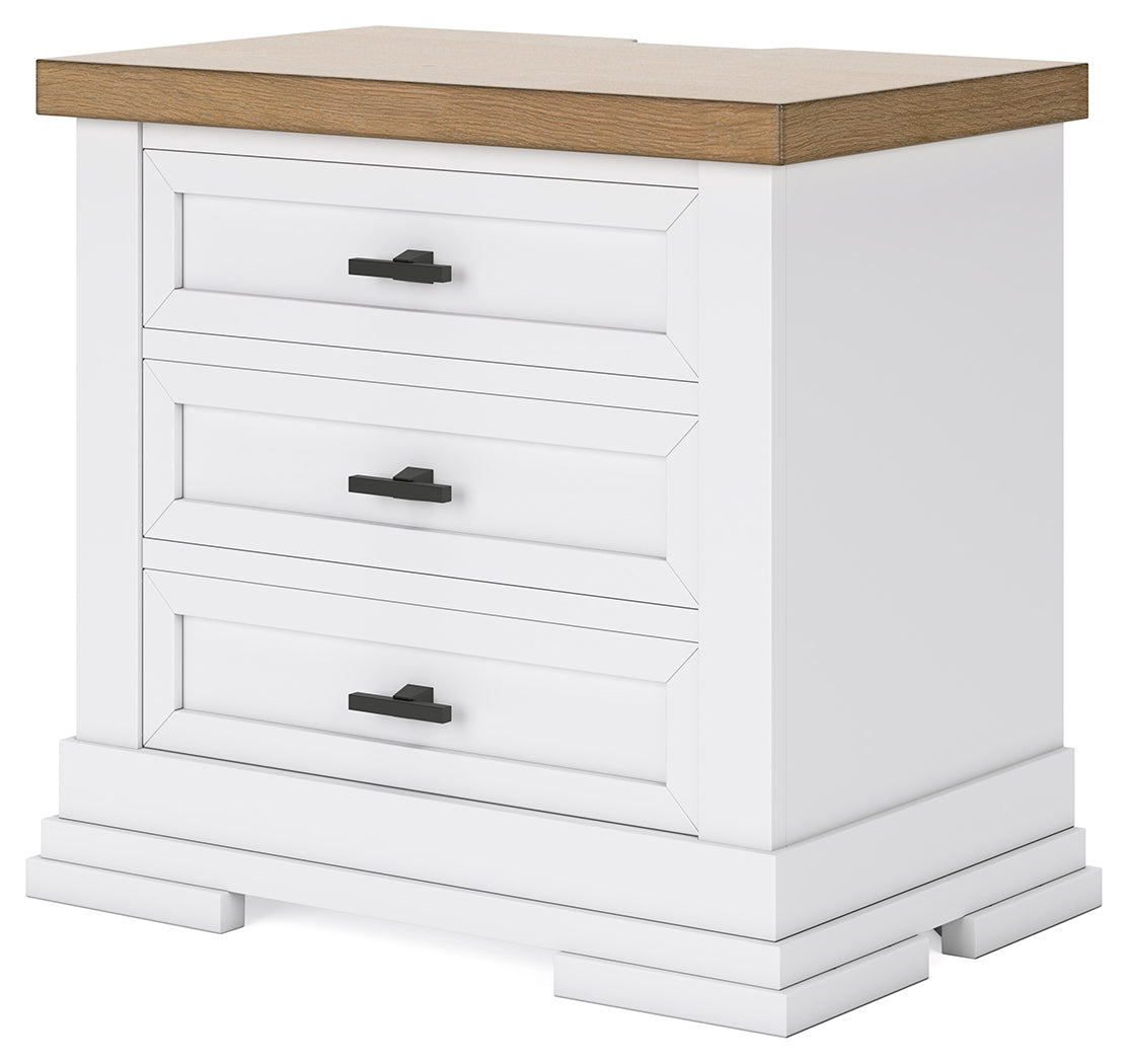 Ashbryn Queen Panel Storage Bed, Dresser, Mirror and 2 Nightstands