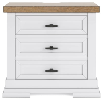 Ashbryn Queen Panel Storage Bed, Dresser, Mirror and 2 Nightstands