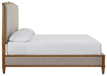 Sharlance California King Upholstered Panel Bed