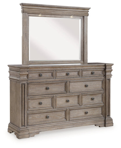 Blairhurst King Panel Bed, Dresser and Mirror