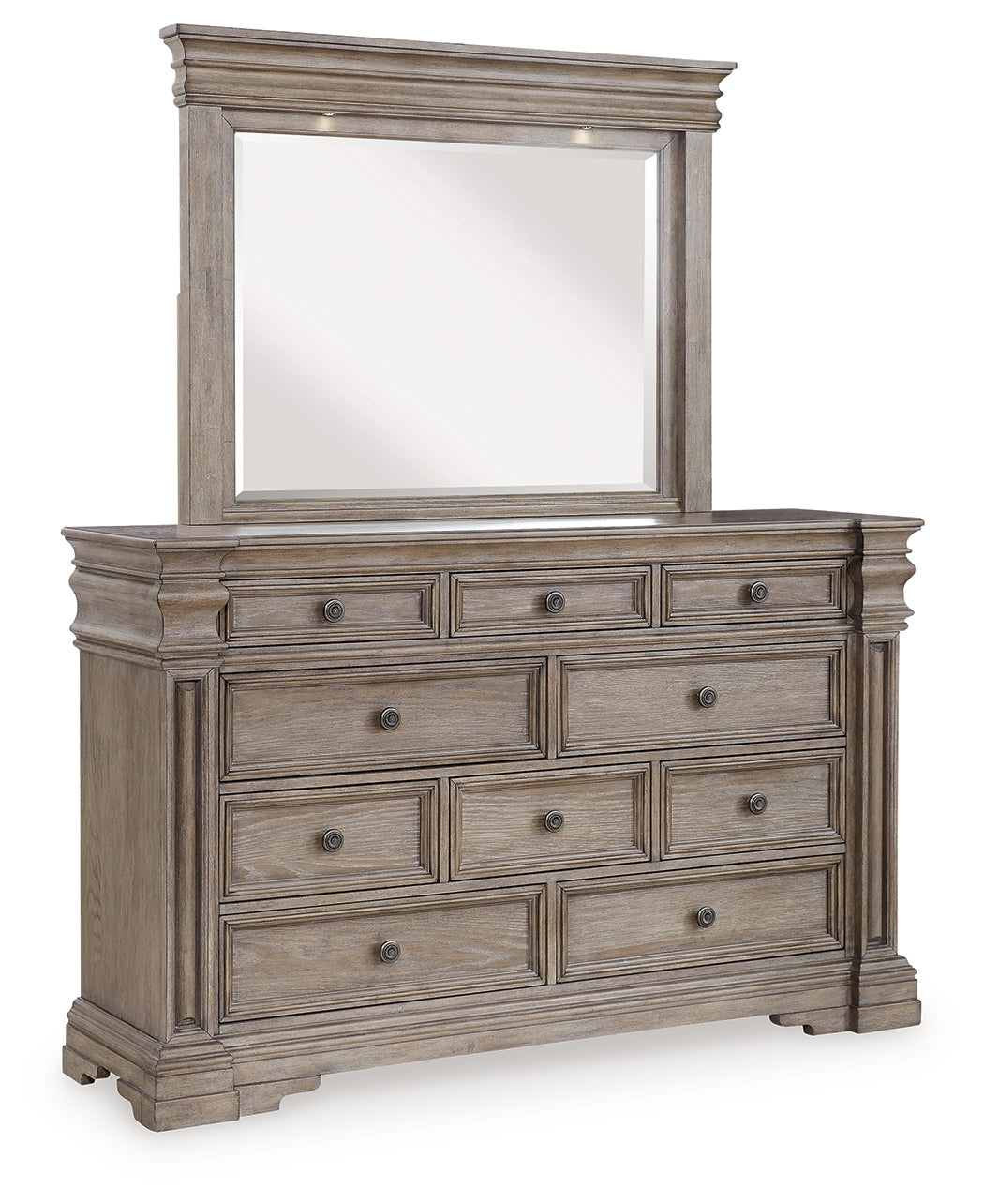 Blairhurst Queen Panel Bed, Dresser and Mirror